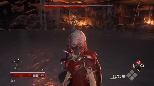 Безжалостный палач  без получения урона Code Vein