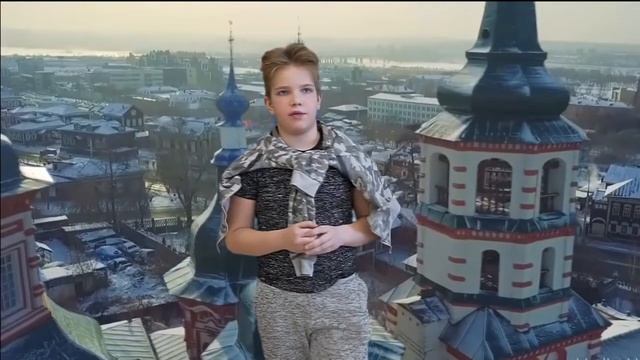 Фрагмент занятия с использованием хромакея. Разминка "Говори о..."