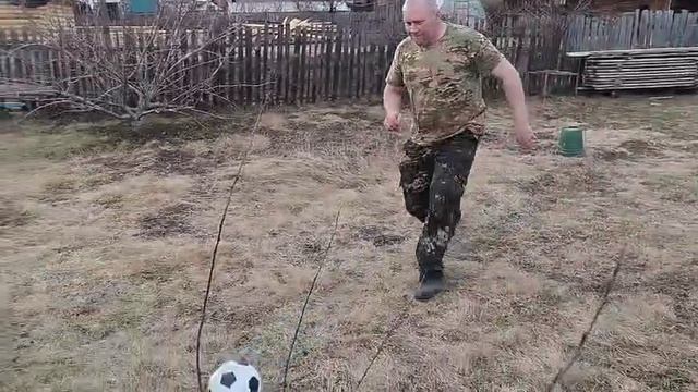 футбол с папой 😉 часть 4