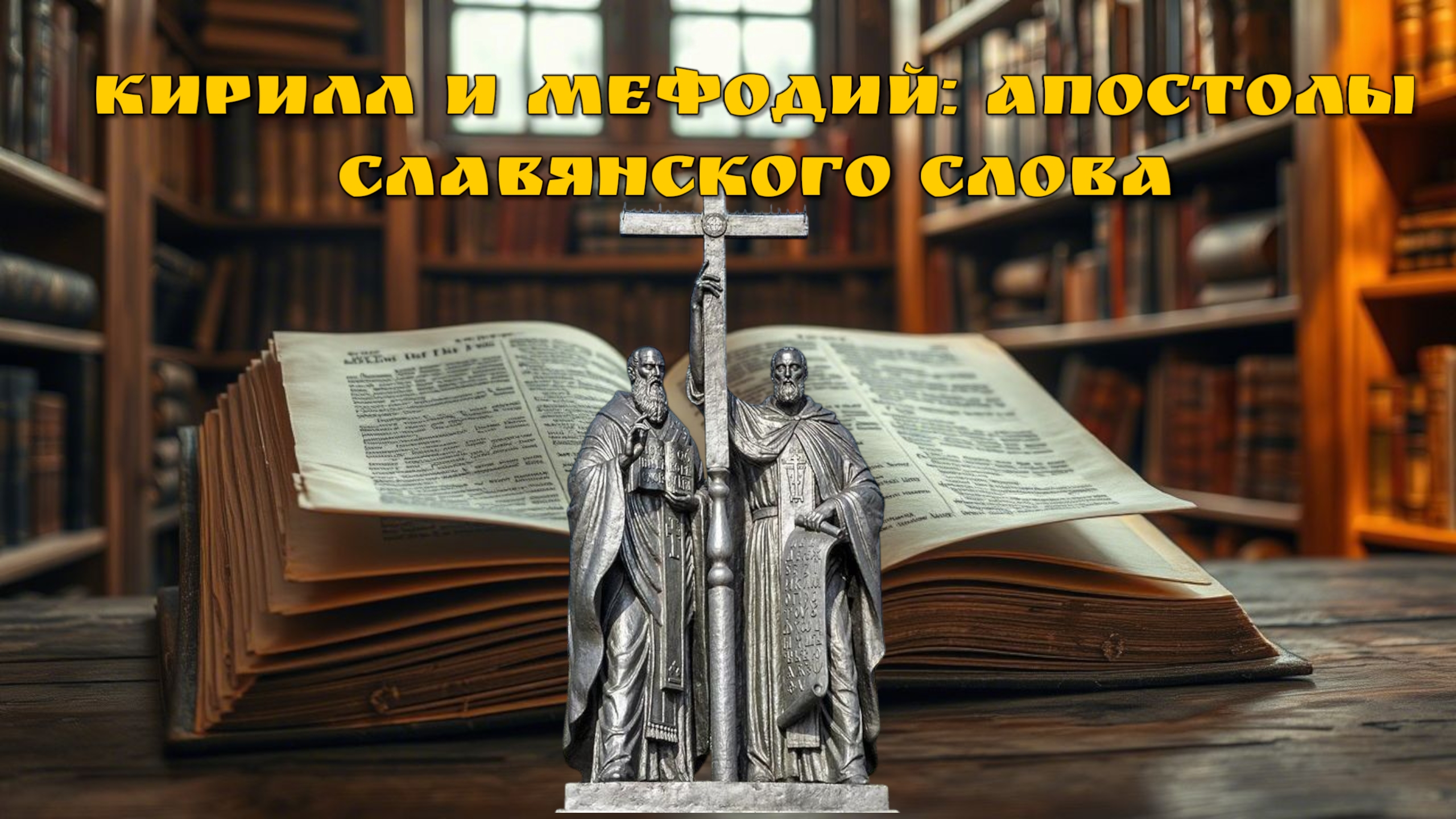 Кирилл и Мефодий: Апостолы славянского слова.