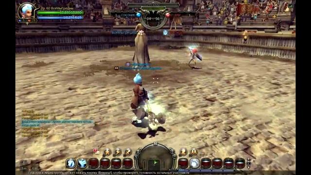 Dragon Nest PvP Джаггернаут vs Крестоносец (Праздничный выпуск)