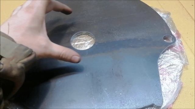 Купил переходную плиту на коробку ваз 2114 для состыковки с мотором лифан на снегоболотоход