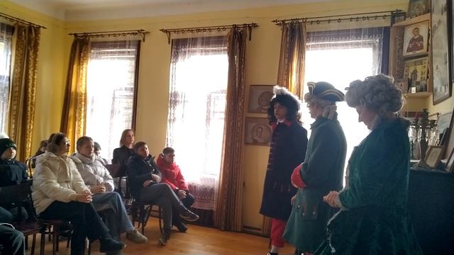 Встреча Петра и Бутурлина. Петр благодарит И.И. за заслуги