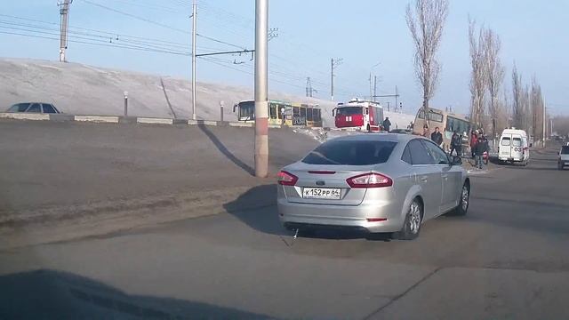 Сегодня утром, 24 февраля, в городе Балаково попал в ава