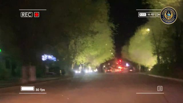 Угнанный автомобиль загорелся в Актобе