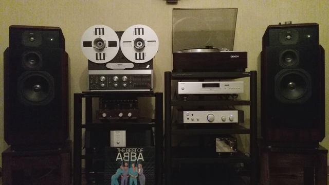 Ortofon MC Rondo Bronze. Denon DP-59L. EAR-834P Deluxe. Rotel RA-1060. Revox Agora B. MK II.