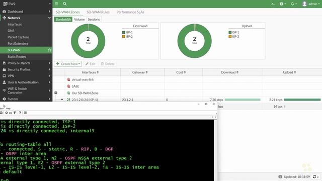 Configure the Default Route - Fortinet NSE 4 - FortiOS 7.x _ CBT Nuggets