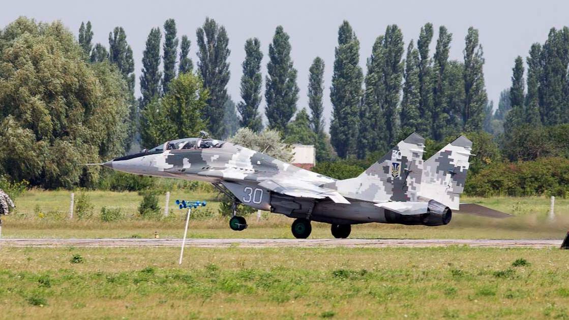 Российские силы ПВО сбили самолет Миг-29 ВСУ
