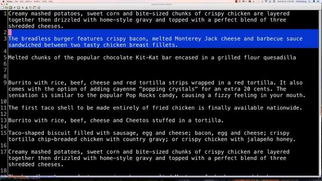 Emacs Tutorial