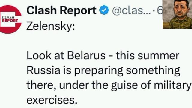 🇷🇺🇺🇦🇧🇾Посмотрите на Беларусь — этим летом Россия там что-то готовит под видом военных учений,