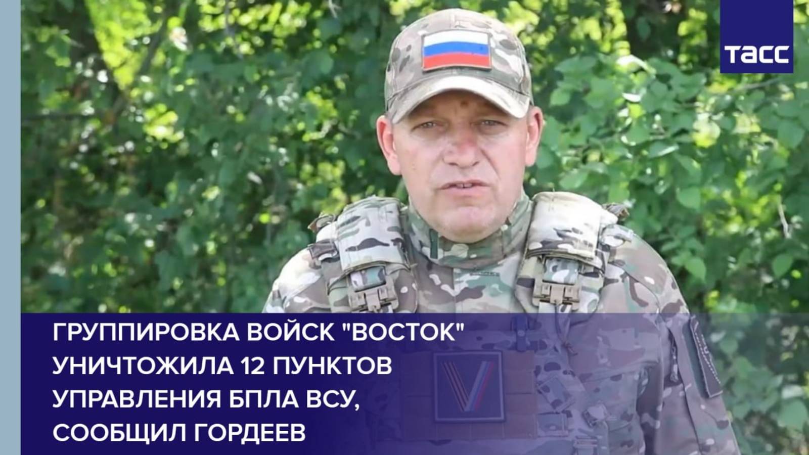 Группировка войск "Восток" уничтожила 12 пунктов управления БПЛА ВСУ, сообщил Гордеев
