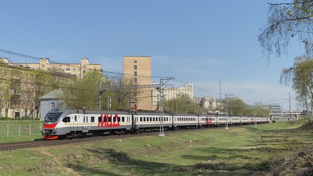 Электропоезд ЭП2Д-0177, перегон Подмосковная - Тушино