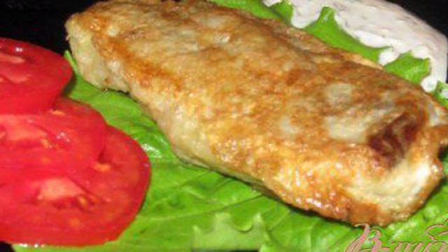Шницель из баклажанов