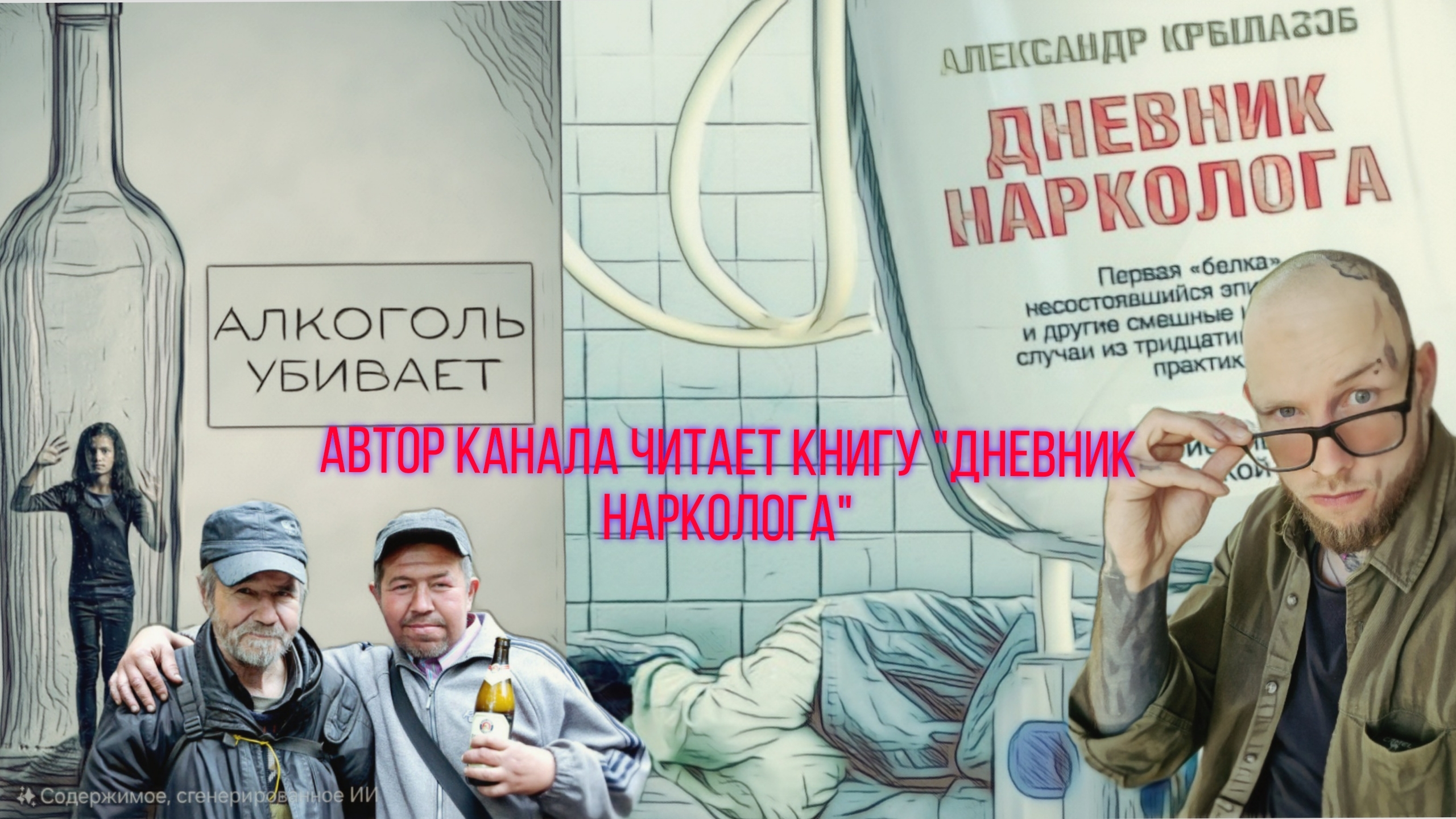 Читаю книгу: "Александр Крыласов - Дневник Нарколога" часть I #путьалкоголика #алкоголь #зож