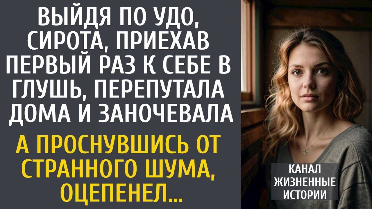 Выйдя по УДО, сирота, приехав первый раз к себе в глушь, перепутала дома и заночевала… А проснувшись