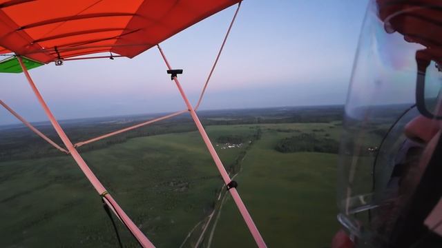 Сумеречное зелёное весеннее Народное Небо