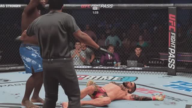 Илия Топурия против Деррика Льюиса - Полный бой - UFC 5