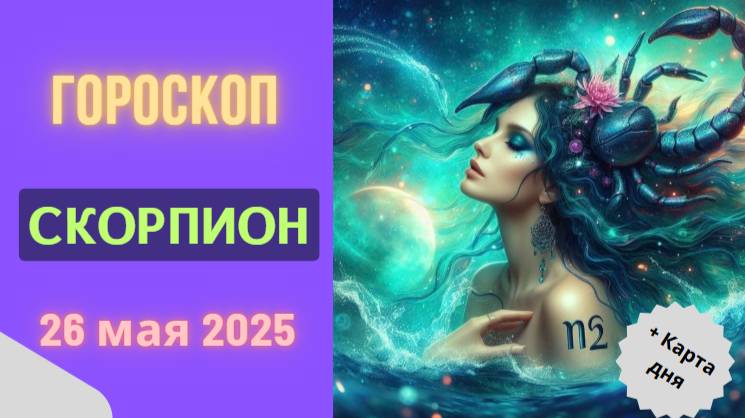 ♏ 26 МАЯ ГОРОСКОП НА СЕГОДНЯ ДЛЯ СКОРПИОНОВ: ТАЙНАЯ СИЛА ПРОСЫПАЕТСЯ!