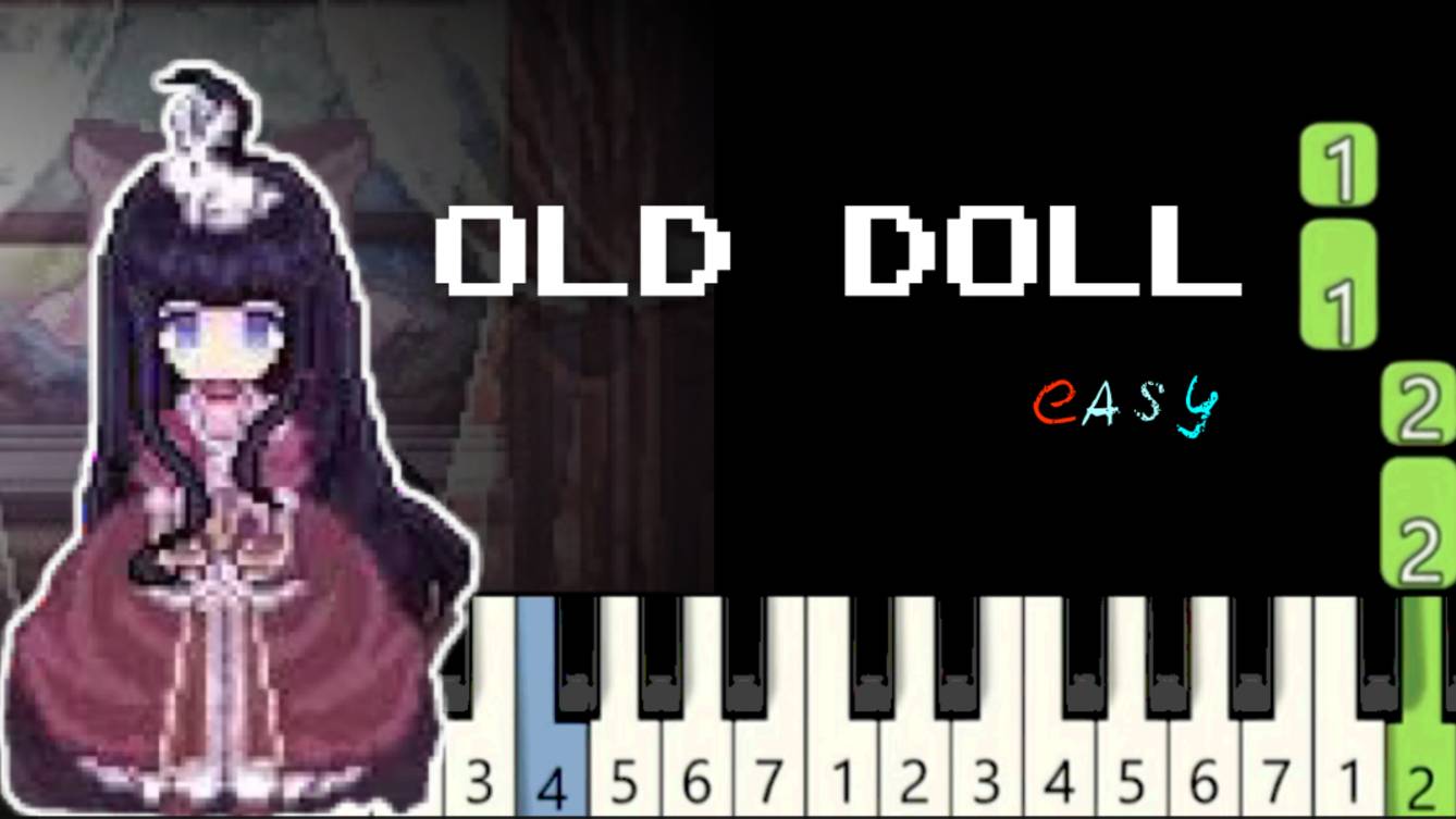 Как сыграть Old Doll на пианино - ПОШАГОВЫЙ И МЕДЛЕННЫЙ разбор