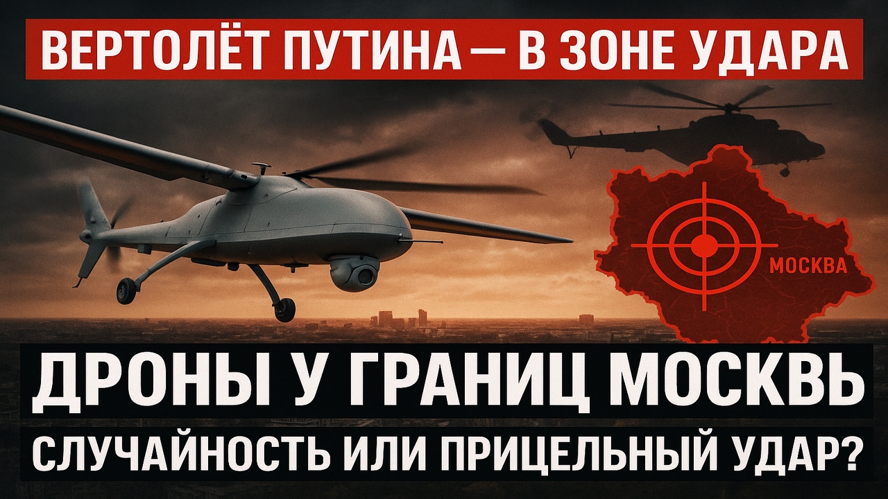 Вертолёт Путина под атакой дронов? Что произошло в Подмосковье