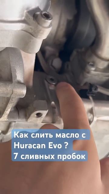 Как слить масло с Lamborghini Huracan Evo? #shorts #automobile #vlog #cars #автосервис #lamborghini