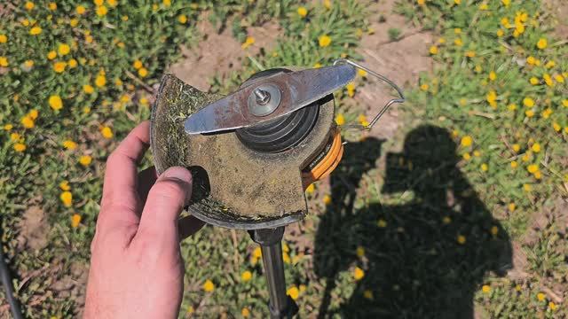 #Тример садовый #Deko dktr-21 2 аккум. #опыт использования #газонокосилка