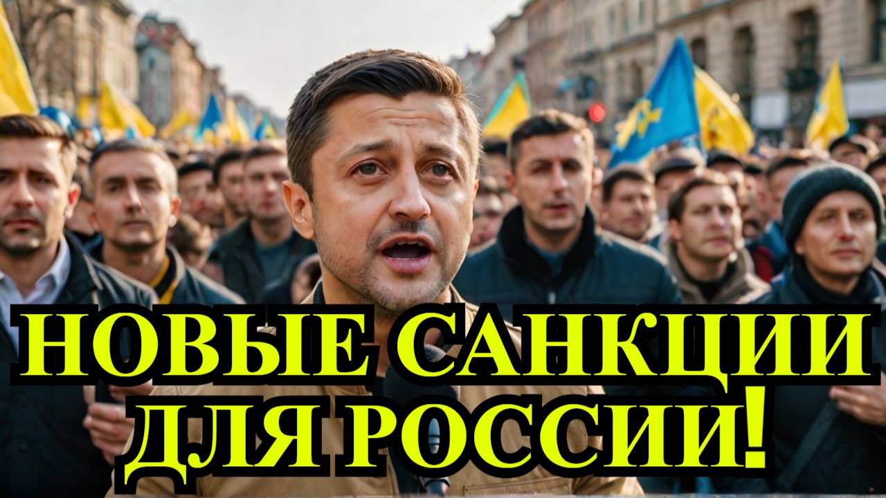 Зеленский призывает к новым санкциям после атак РФ!