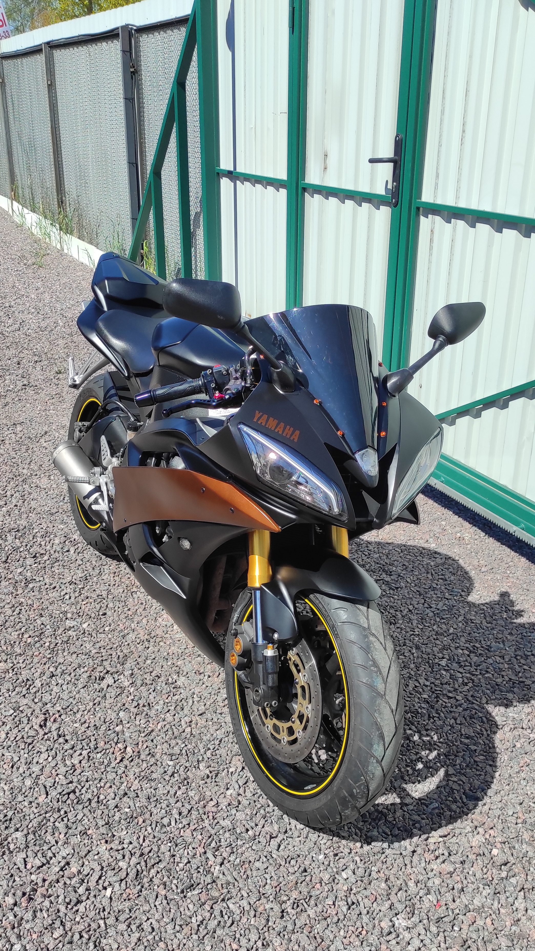 Yamaha R6. Закончили все работы.