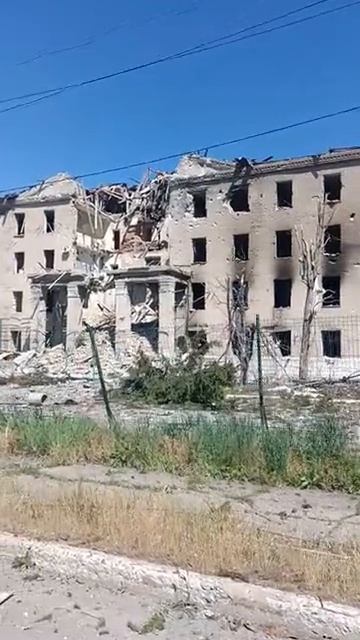 Покровск Донецкая область.
Центральная больница. 24.05.2025.