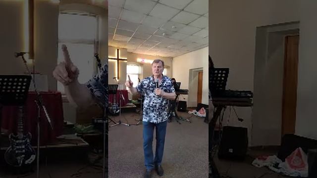Виктор Терёхин. Господь, пророк Иона и  и женщина у колодца. в Церкви "Пробуждение"