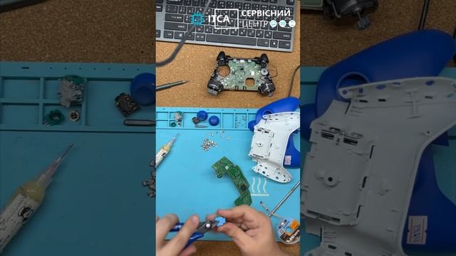 Разбока джойстика, замена стика, сборка