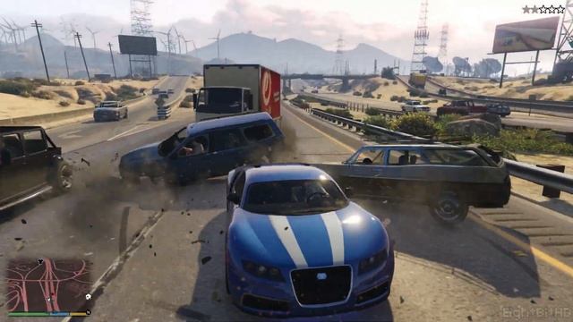 GTA 5 100 Tons Super Car Rampage #13 HD Grand Theft Auto 5