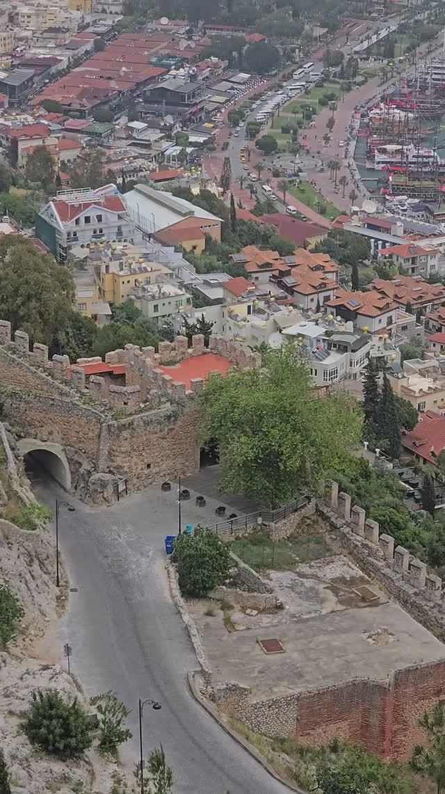 Аланья, вид с крепости, Турция