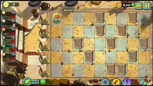 Plants vs. Zombies 2 Локация "Древний Египет" полностью (Ancient Egypt)