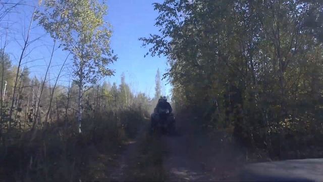 Осеннее путешествие на озеро. 6 квадроциклов 180 км