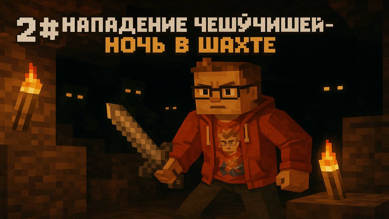 2# Нападение чешуйчишей — ночь в шахте