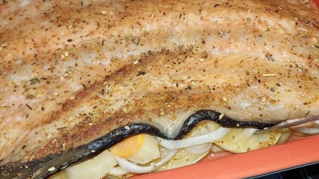 Як смачно приготувати хребет лосося/How delicious you can cook a sal
