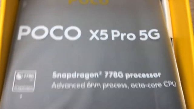 Распаковка  Poco X5 Pro 5G 6/128GB