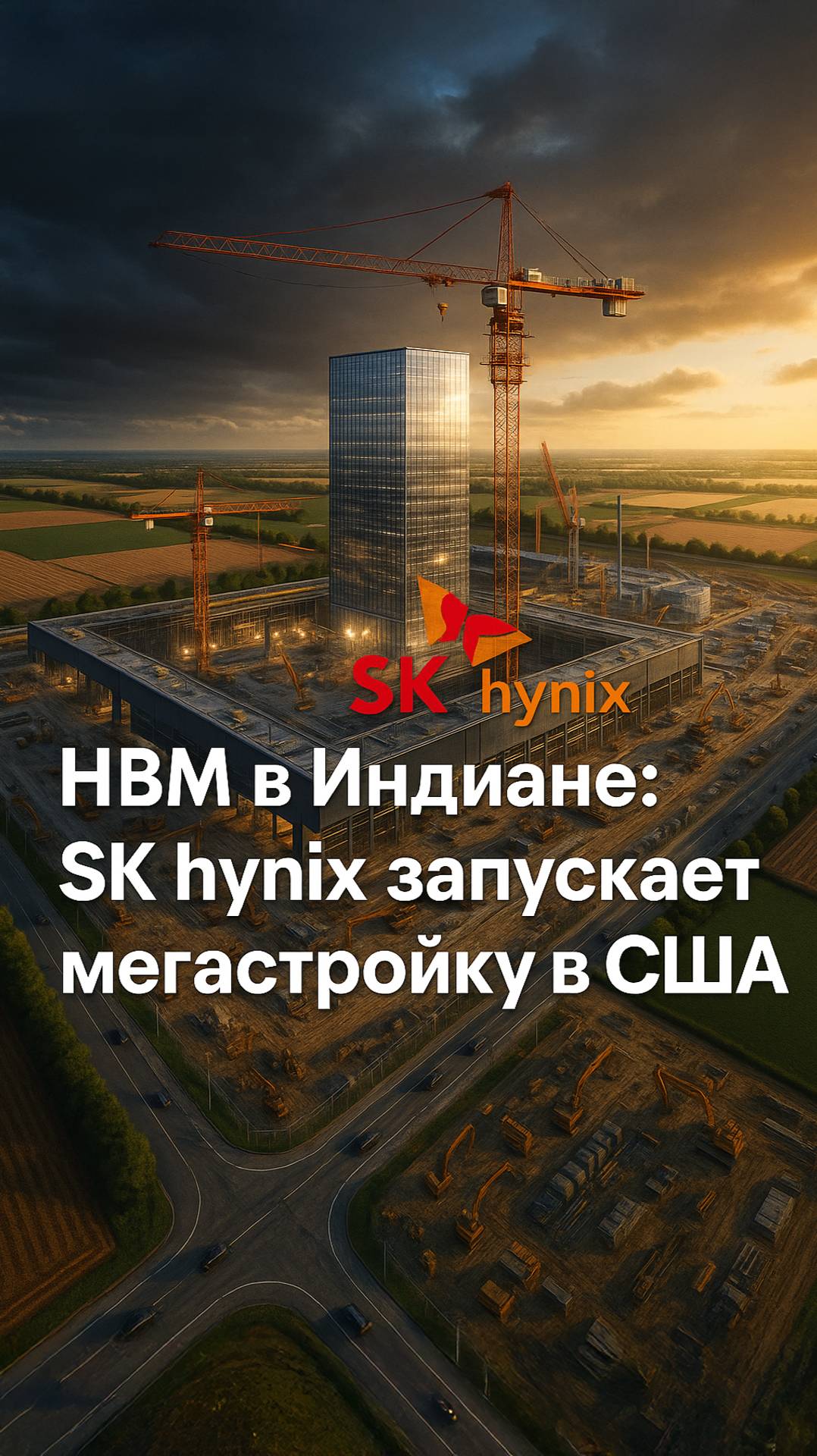 Почему SK Hynix строит гигантский завод в Индиане?