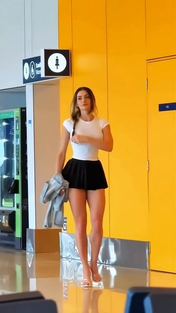 jngfpl6grvM - Stunning black high waist flare skirt and top street style outfit #fashion #style #out