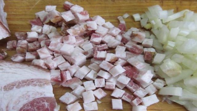 Котлеты с беконом