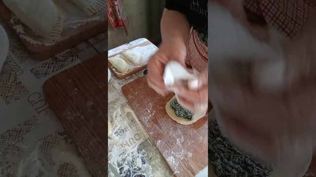 ГОТОВИМ ВАРЕНИКИ ШПИНАТ ТВОРОГ/RAVIOLI  SPINACI RICOTTA/
