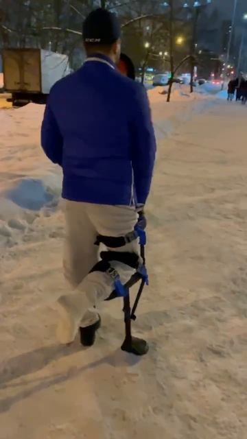 Зимние прогулки с iWALK: проверено на льду