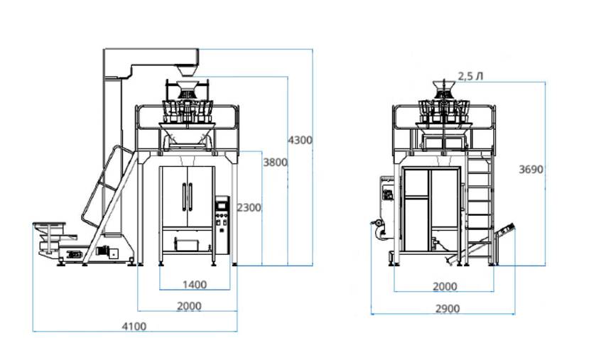 Вертикальный упаковочный комплекс FM-V-620Y