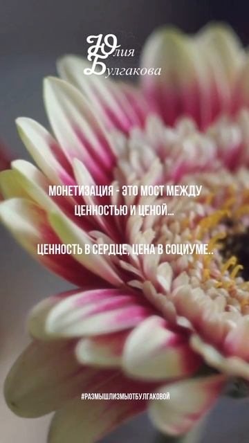 Размышлизмы от Юлии Булгаковой ©️ #жизнь #взрослость #самоценность #монетизация #ценность #цена