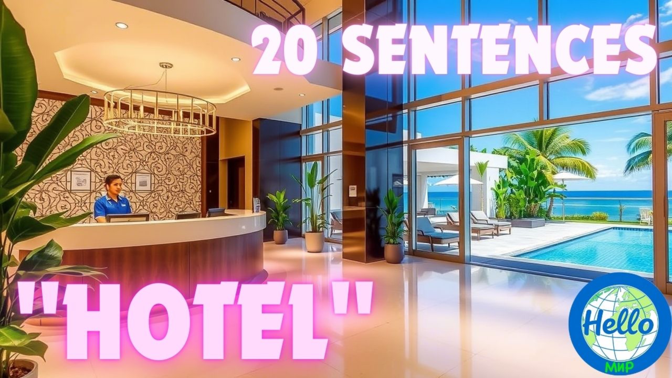 20 useful sentences on the topic of "HOTEL"