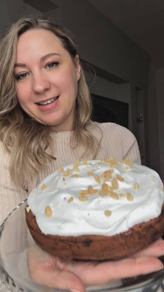 Шоколадный торт с крем-безе 🎂