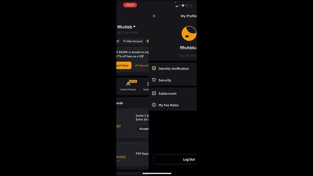 Как выйти с аккаунта байбит ( BYBIT )