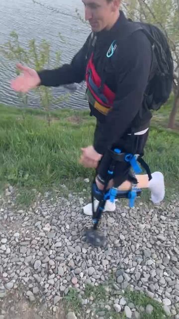 iWALK 3.0 в деле: поход с костылем нового поколения