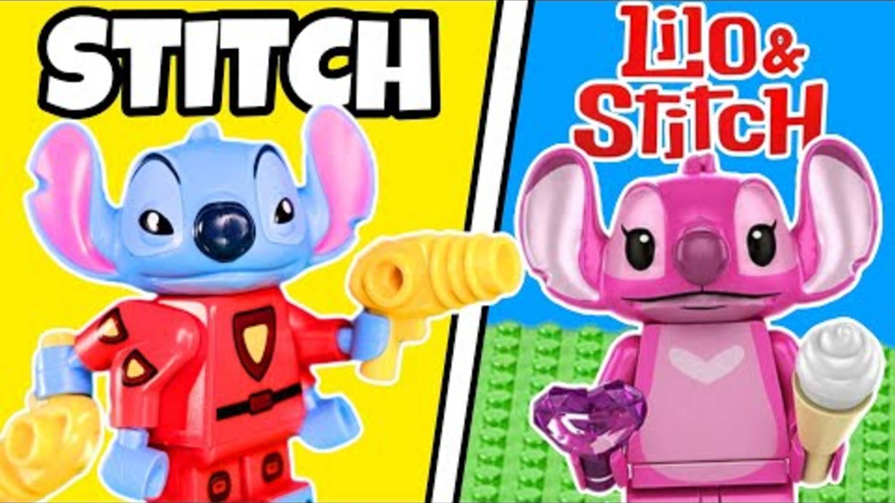 Распаковываем минифигурки LEGO ЛИЛО И СТИЧ...